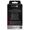 Ouch! Bijou anal Round Gem S 6 x 2.6cm Noir-transparent